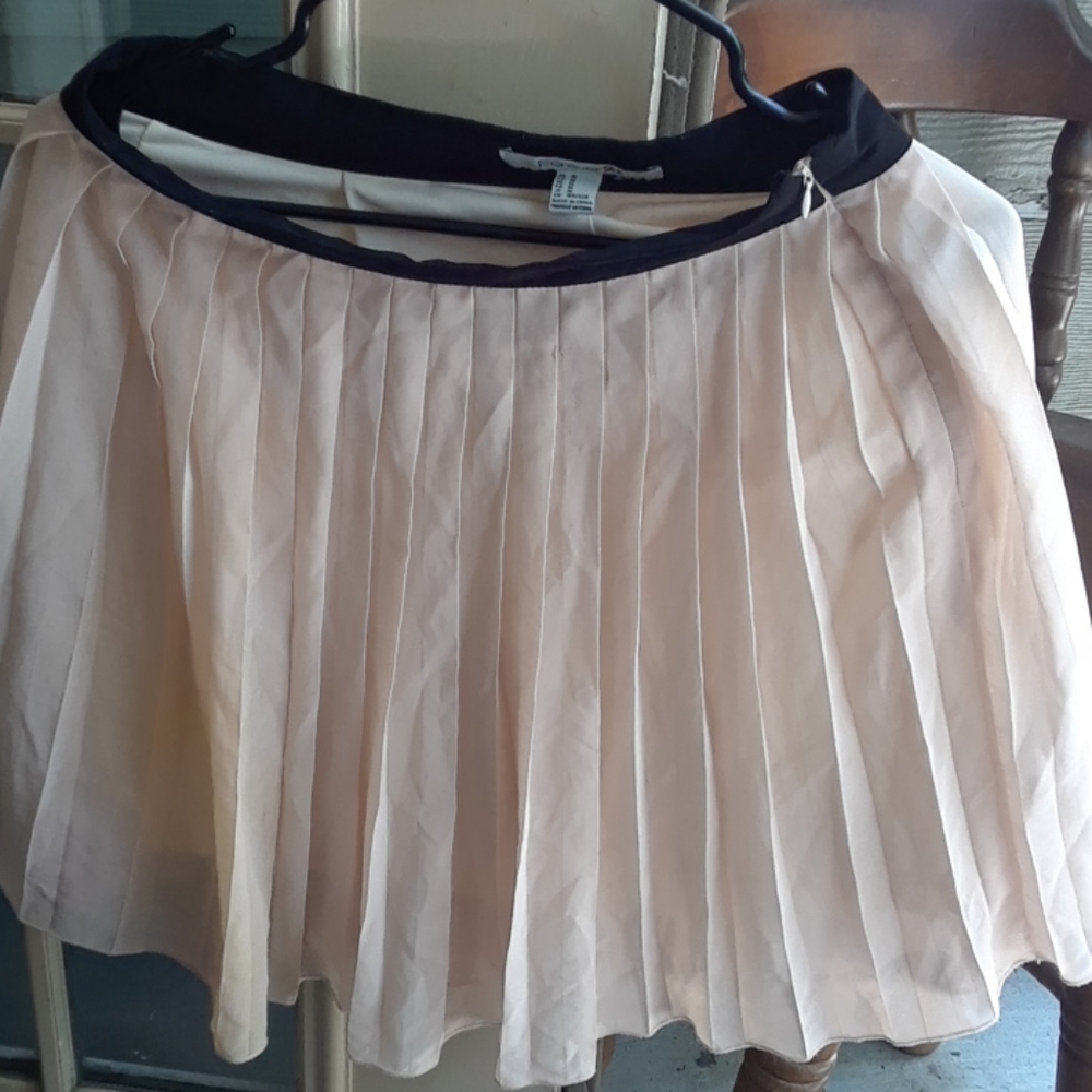Beautiful beige ruffled skirt